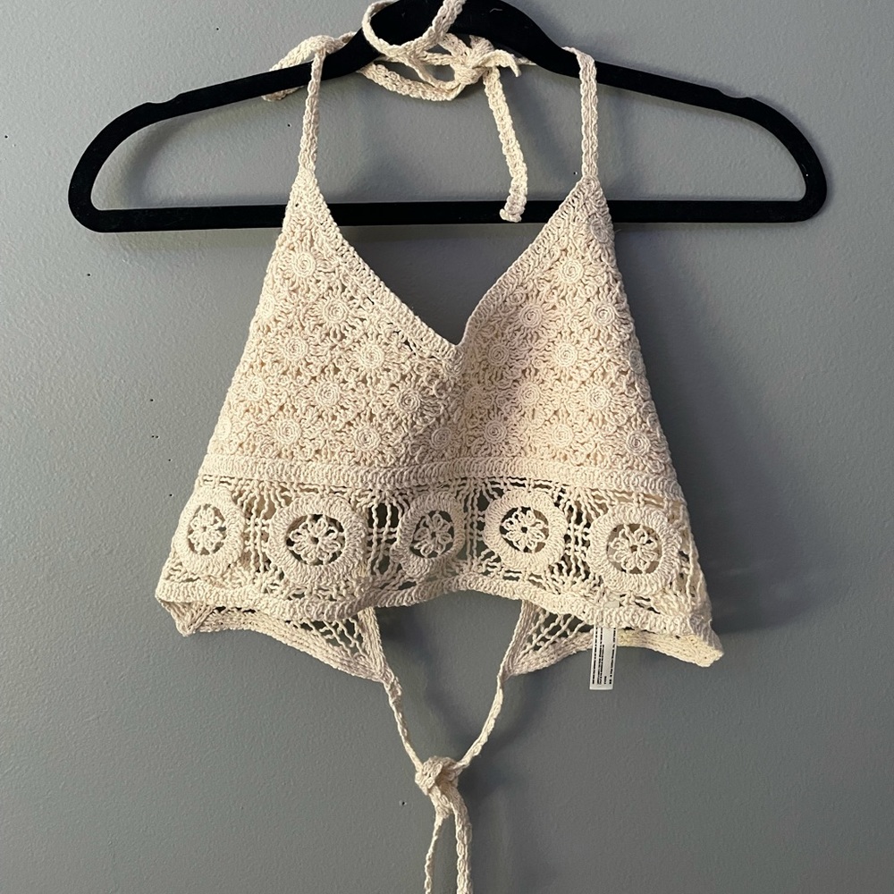 Free people crochet top